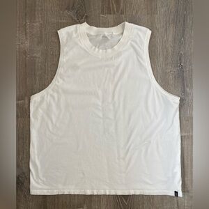 Women's Prana White Everyday Tank Top | XL